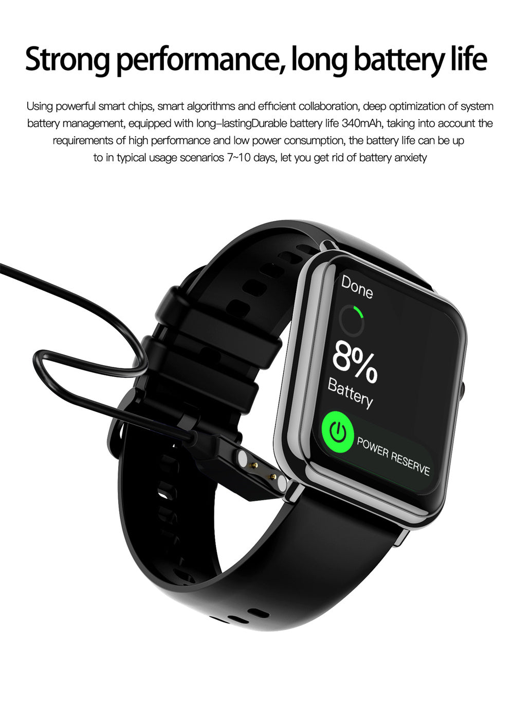 Smart waterproof watch