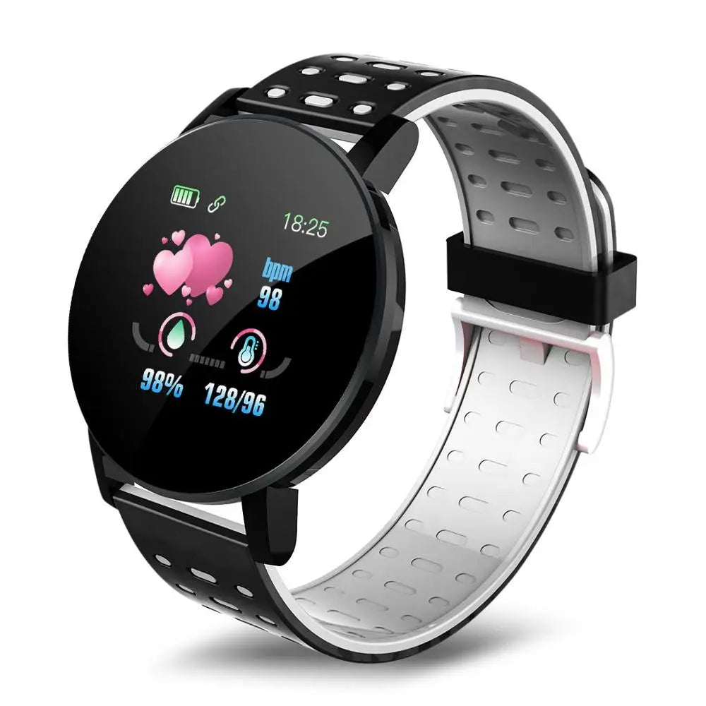 119S Smartwatch Bluetooth  Blood Pressure Smart Band Sports Fitness Tracker Watch For Android/IOS