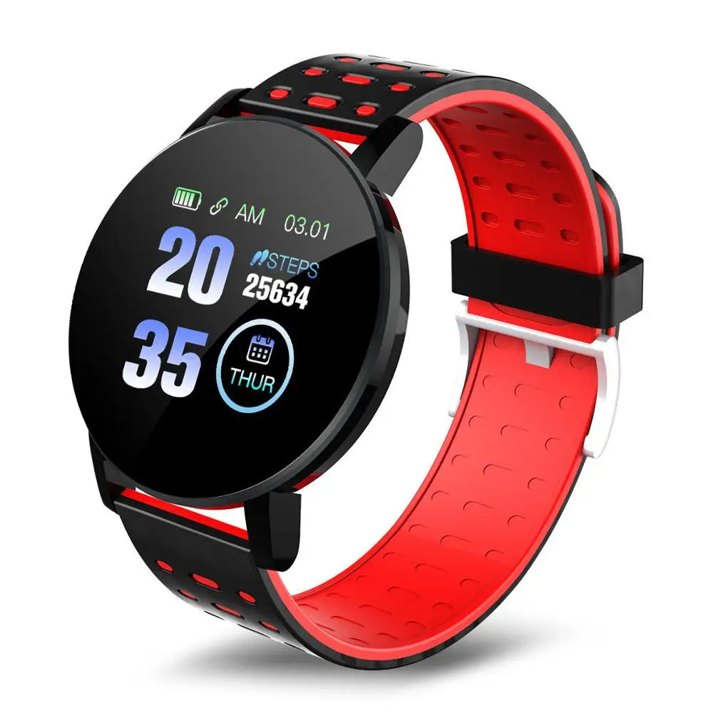 119S Smartwatch Bluetooth  Blood Pressure Smart Band Sports Fitness Tracker Watch For Android/IOS