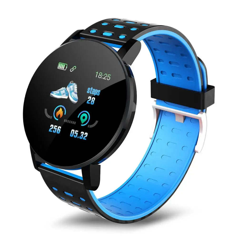 119S Smartwatch Bluetooth  Blood Pressure Smart Band Sports Fitness Tracker Watch For Android/IOS